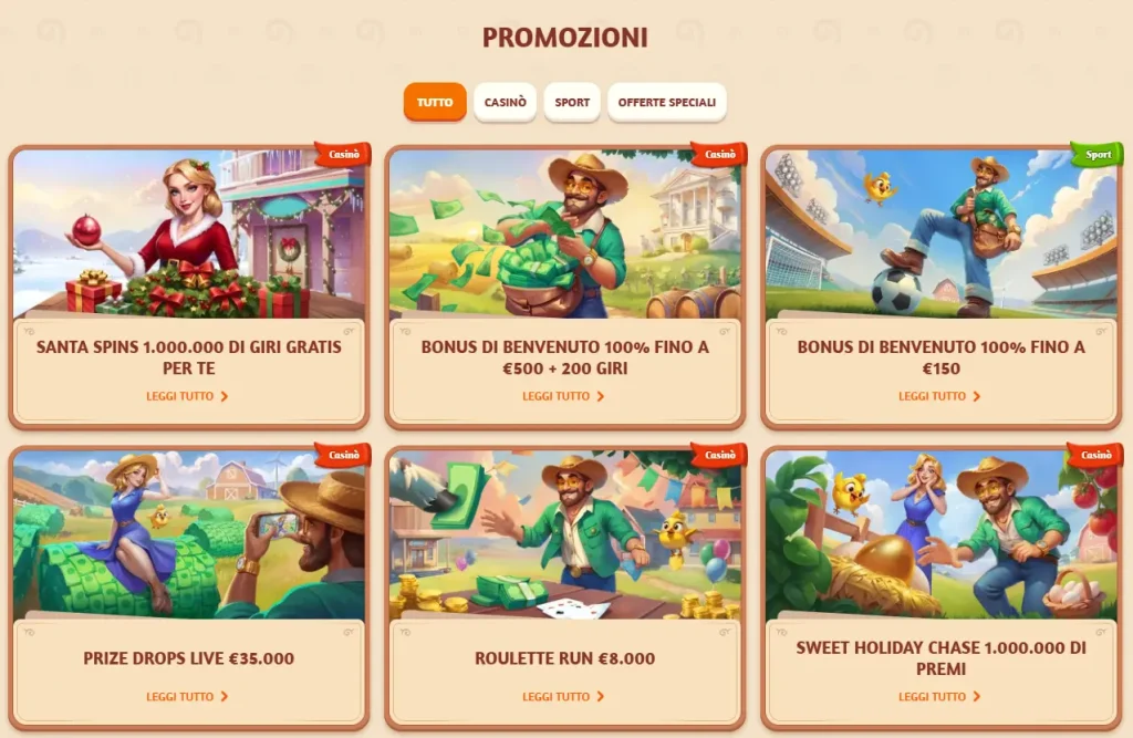 Bonus Billybets: offerte e promozioni attive